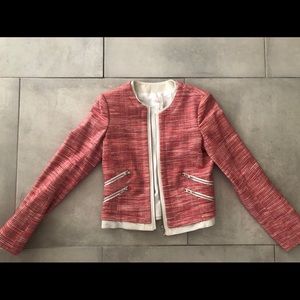 Parker pink tweed jacket